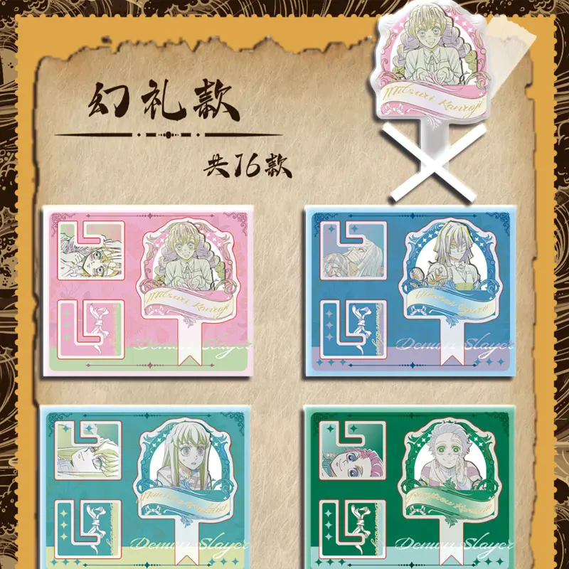 Nieuwste hoesje Groothandelfiskala Cultuur Demon Slayer Acryl Staande Kaart Geen Dupes Mitsuri Trading CCG TCG Art Gift