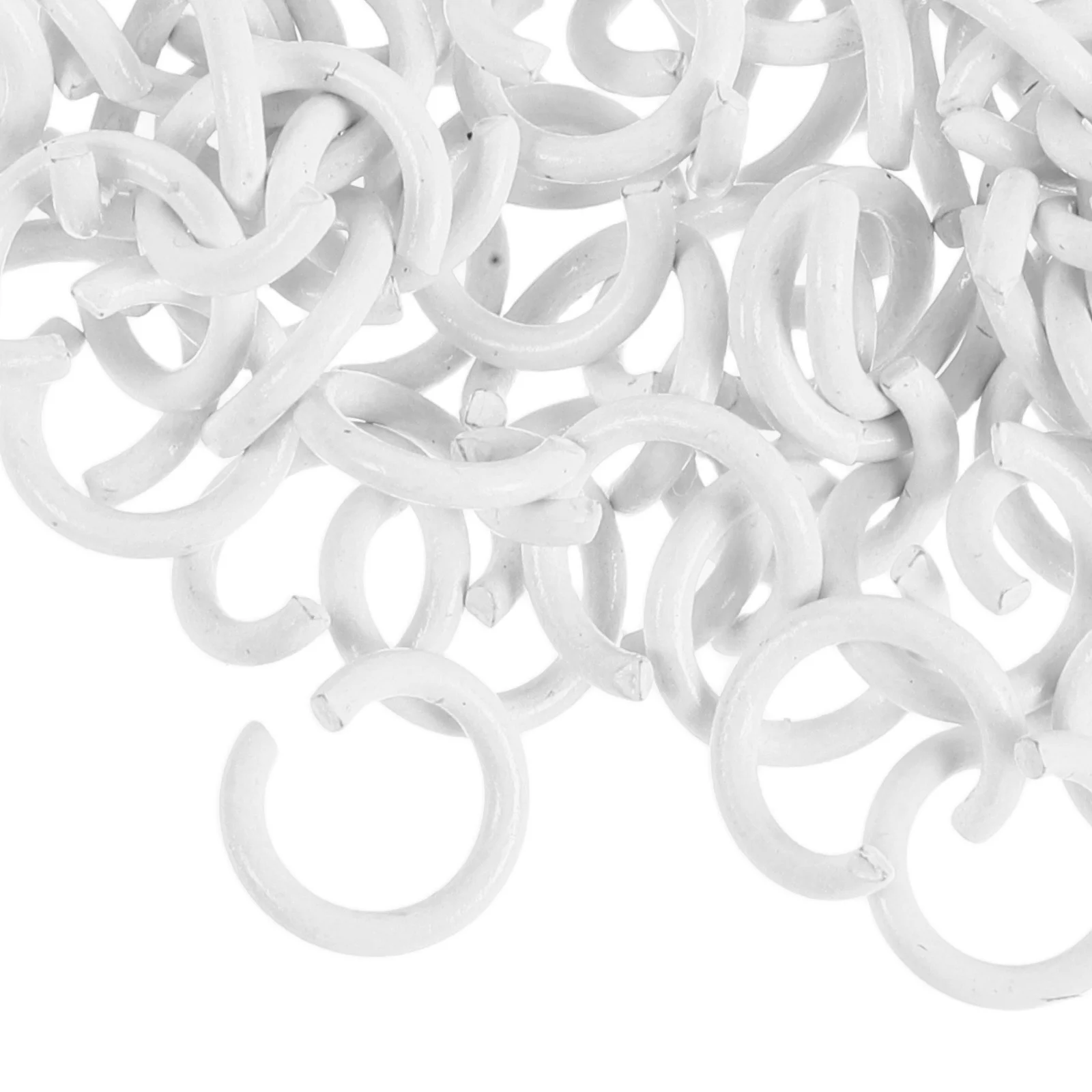 200pcs Book Holder 0.2" Metal Loose Binder For Flash Cards Index Cards Planner Rings Small Ring Binders Clip Rings Paper Storage