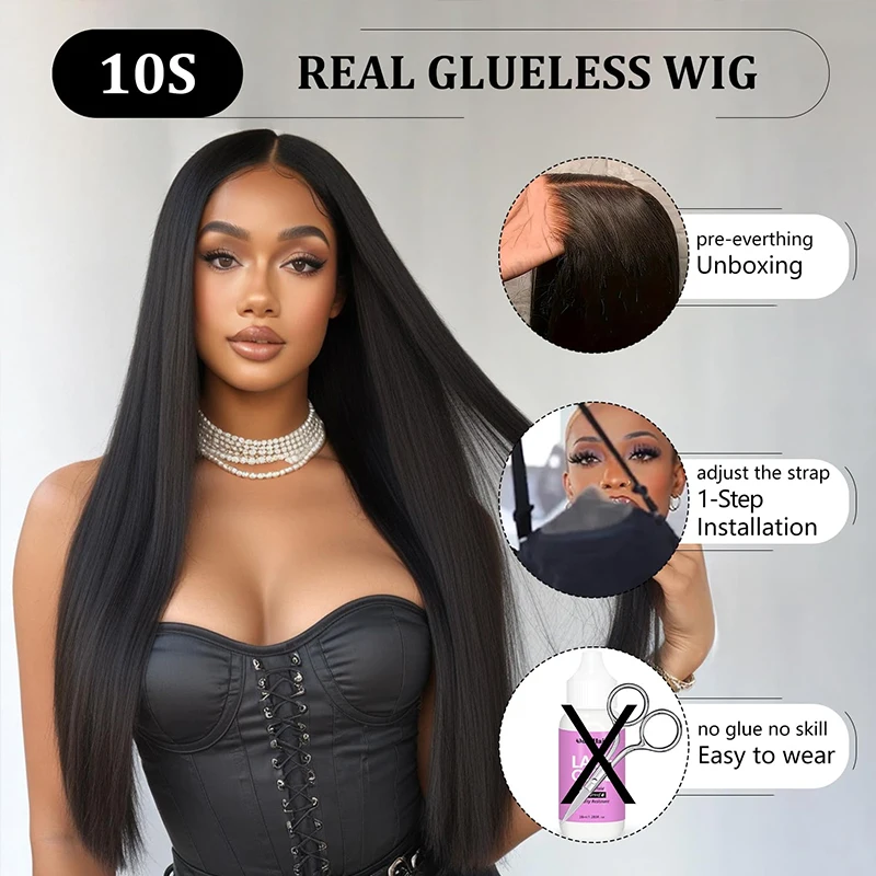 ارتداء والذهاب غلويليس بوب شعر مستعار شعر الإنسان قبل قطعها قبل قطع 13x4 الدانتيل إغلاق بوب الباروكات للنساء شعر طبيعي مفرود غلويليس #4