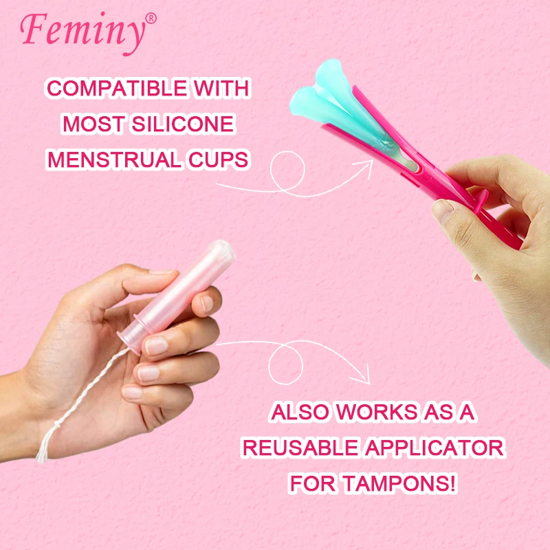 Menstrual Cup Tampon Applicator Tool Wholesale Female Reusable Period Mestruacion Menstral Cups Personal Health Care