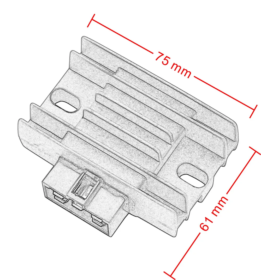 Regulator Rectifier For Yamaha YB125 YBR125 YBR125ED YBR125ESD YBR125E YBR125EGS XT125R XT125X XTZ125E YB YBR 125 XT 125R 125X