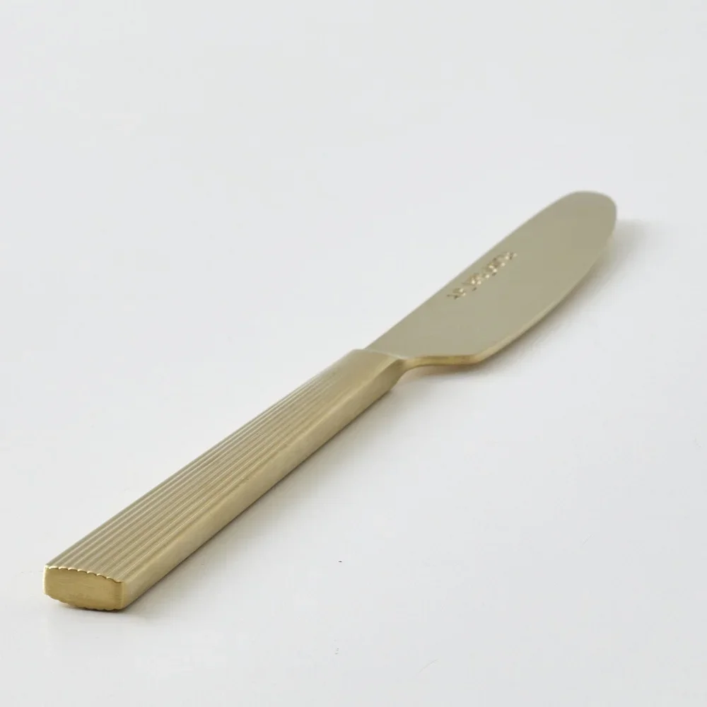 Satin Finish Stainless Steel Flatware Set 4 Pack Dinner Knife Ergonomic Easy Clean Stylish Cutlery