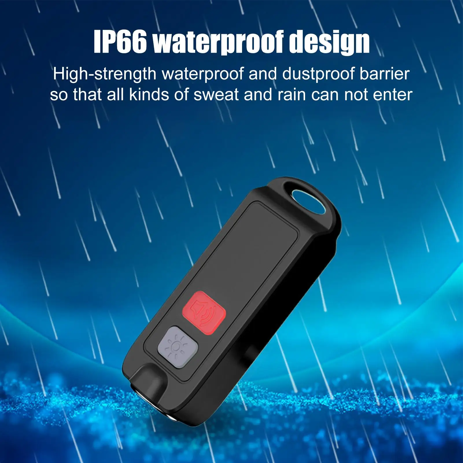 여성을위한 개인 경보 LED 조명 130dB 사이렌 방수 충전식 휴대용 보호 장치와 시끄러운 소리 경고