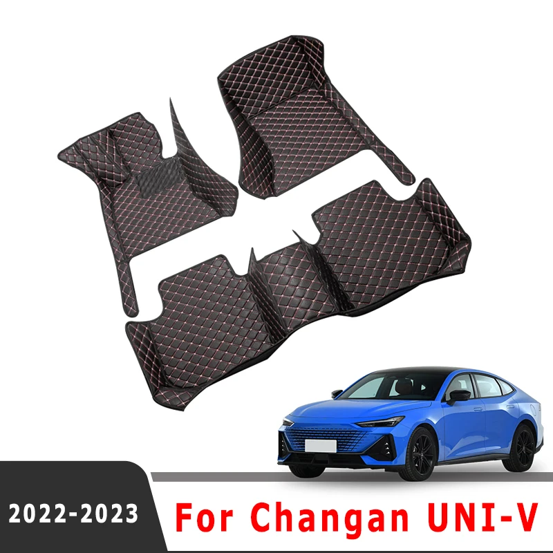 

Ковры для Changan UNI-V UNIV 2022 2023, автомобильные напольные коврики, автомобильные накладки для ног, аксессуары, внутренняя крышка, водонепроницаемые автомобильные товары