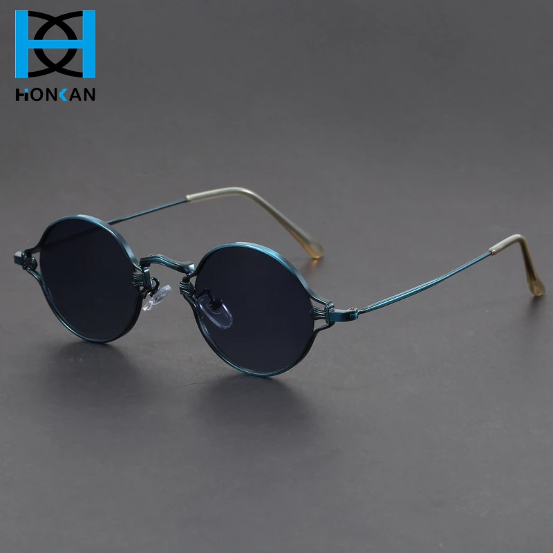 

New Oval Metal Frame Sunglasses Men Retro Small Frame for Women Sun Glasses Outdoor Driving UV Protection Eyewear