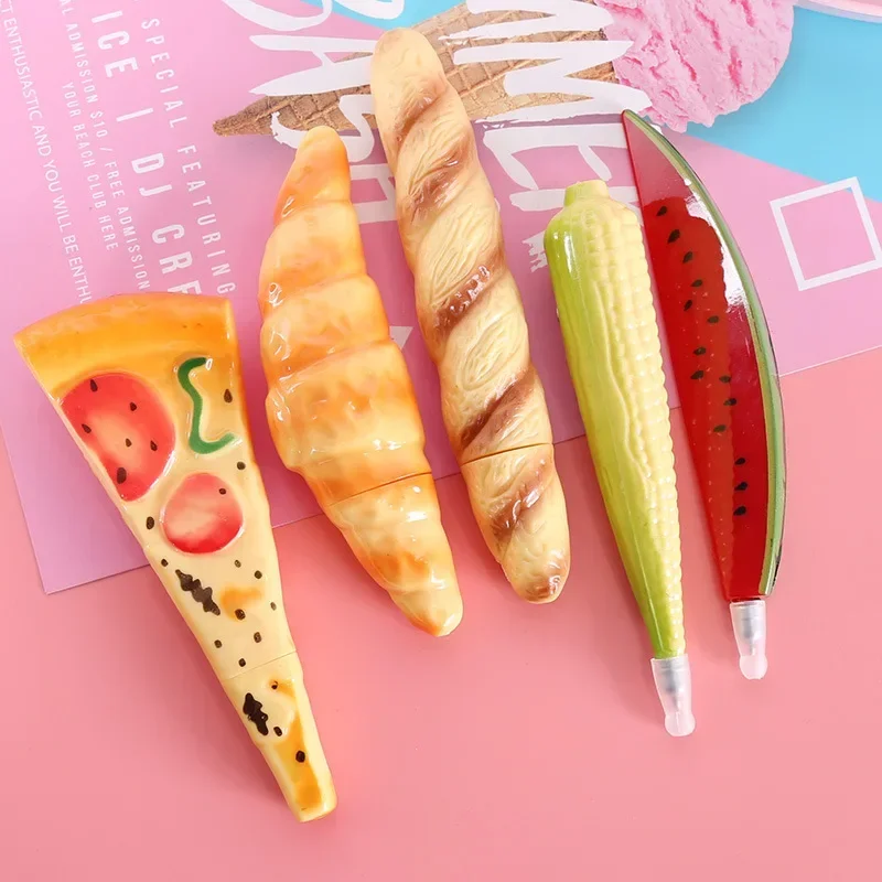 

Creative Food Bread Ballpoint Pen Fruit and Vegetable Students Prize Gift Funny Stationery Office School Learning Supplies Gift