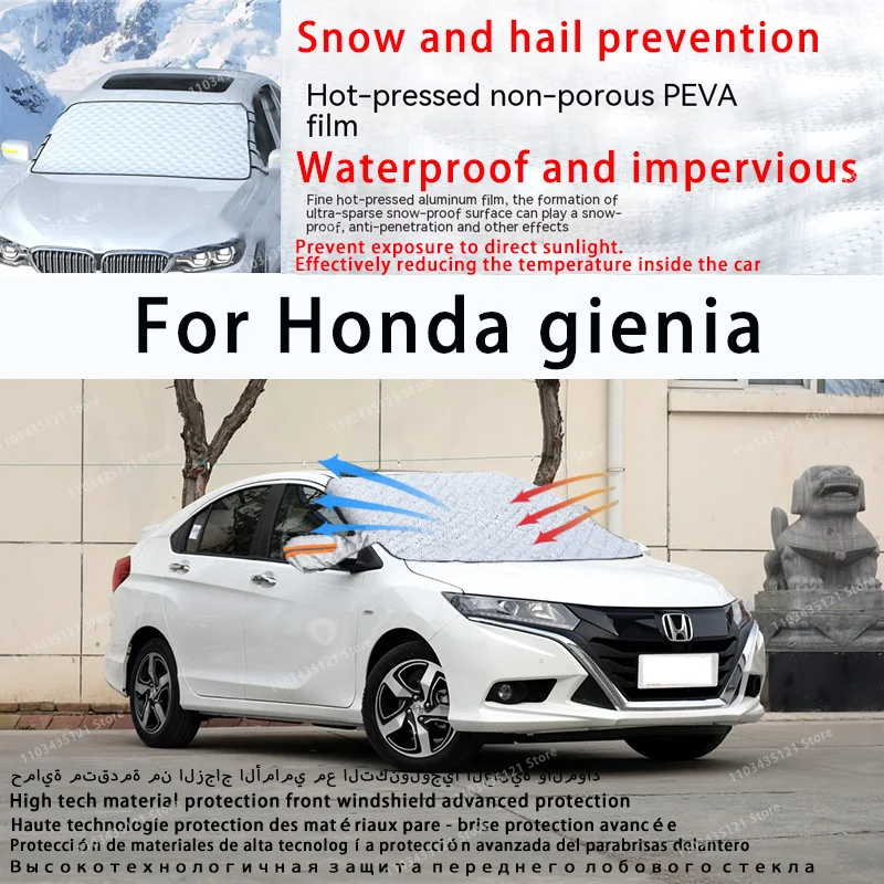 

For Honda gienia the front windshield of a car is shielded from sunlight, snow, and hail auto tools car accessories