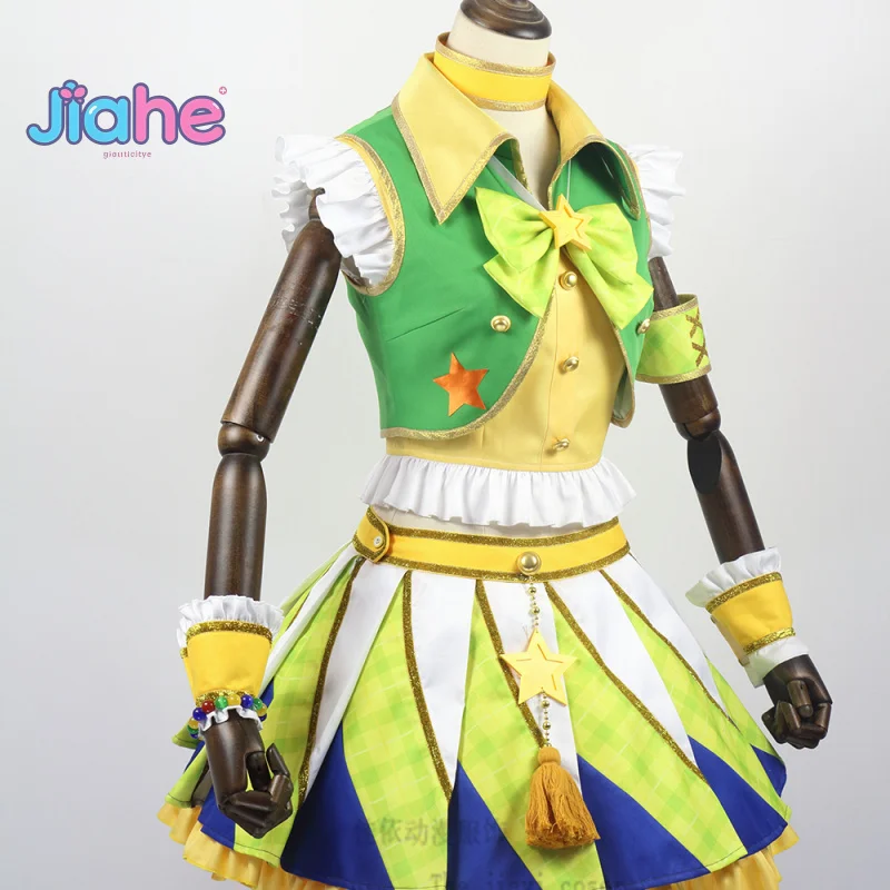 

Shinjo Hinaki Cosplay Costume Anime Aikatsu！Women sweet dress necklaces props socks Halloween Christmas Lolita uniform