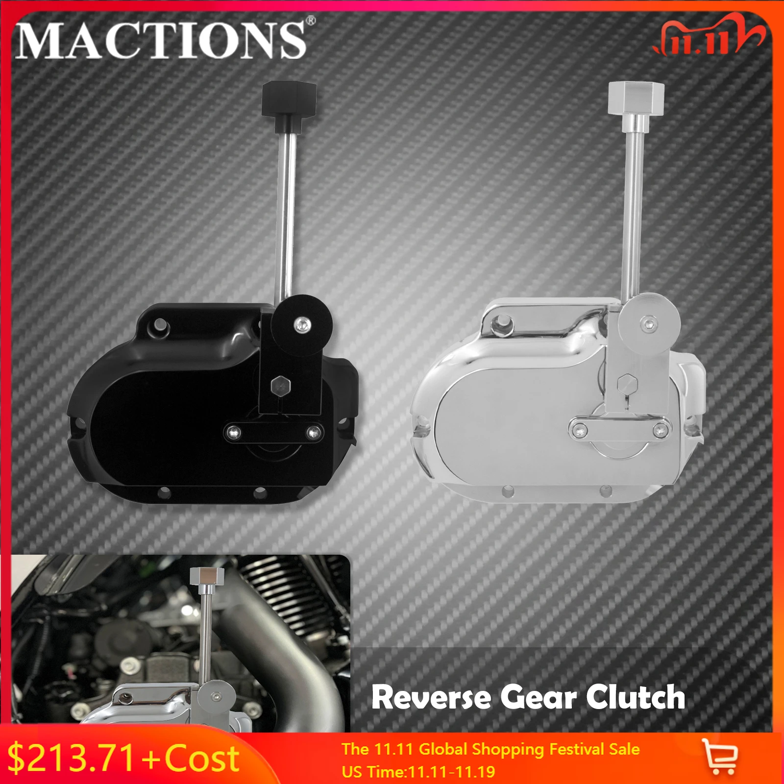 

Мотоциклетная муфта заднего хода, экономия труда, реверс, ремонт, устройство смены скорости для Harley Touring Road Street Glide FLH 2021-2023