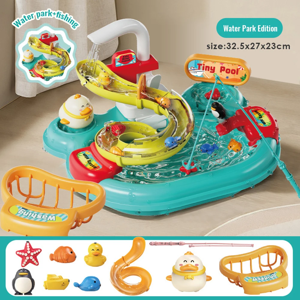 

Play Kitchen Sink Toys Kids Electric Dishwasher Playing Toy With Running Water Play House Pretend Role Play Toys For Boys Girls