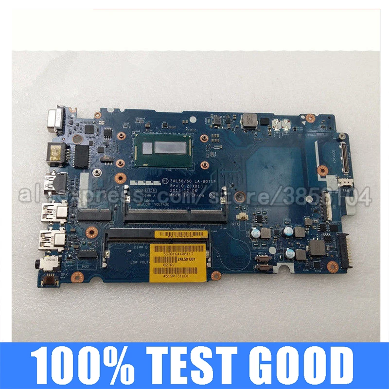 

W/ 3205U CPU For DELL Latitude 3450 Laptop Motherboard DDR3 Inspiron Intel Integrated LA-B071P