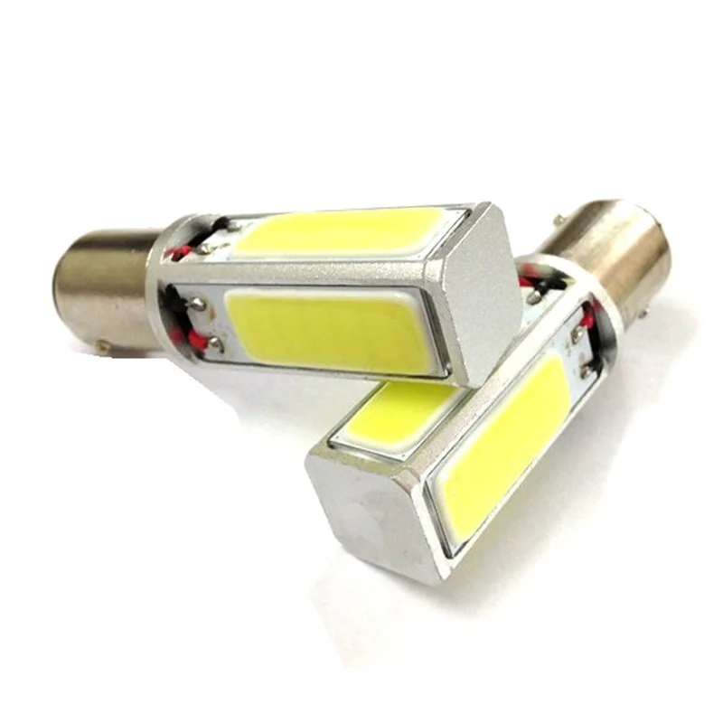 

2pcs S25 1156 20w Auto Brake Reverse Lamp DRL Rear Parking Bulbs Color Whit