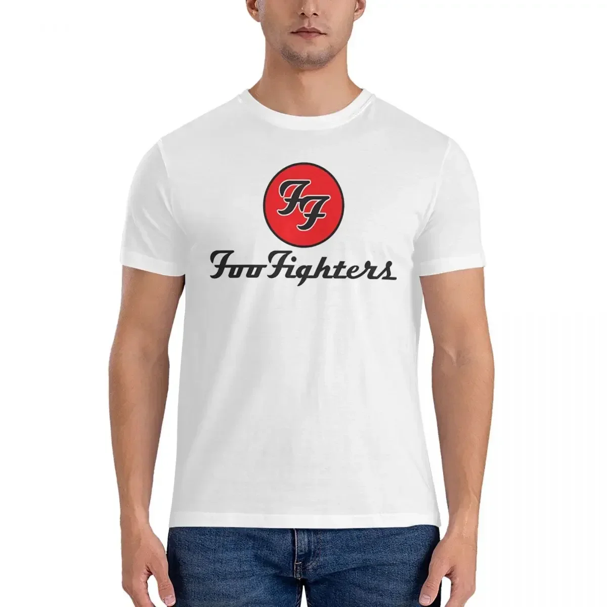 

Men's Picture T Shirt Foo Band Fighters Cotton Clothes Awesome Short Sleeve O Neck Tee Shirt Gift Idea T-Shirt