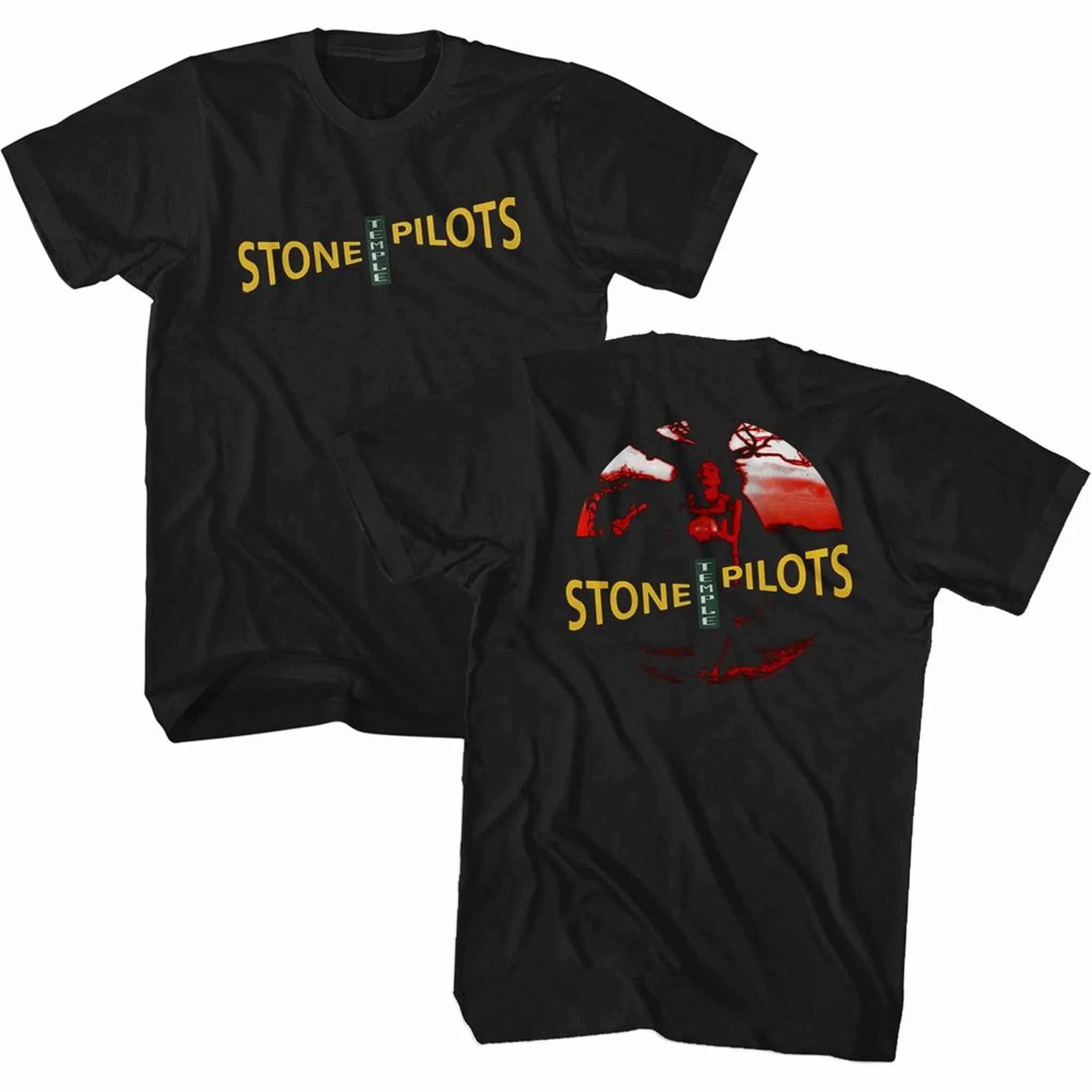 Stone Temple Pilots Core Black Adult T-shirt