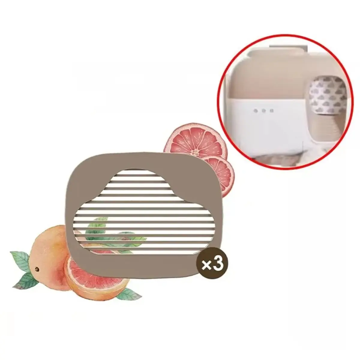 abnh-3-個入り猫トイレアクセサリー消臭タブレット-petsnowy-プロフェッショナルクリーニング用品-ブラウン
