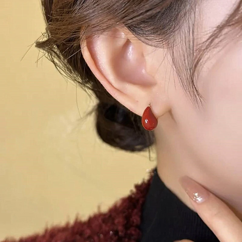 جديد 925 فضة أقراط سحر شخصية هندسية الشكل النساء الأقراط هدية عيد ميلاد للأصدقاء مجوهرات رائعة