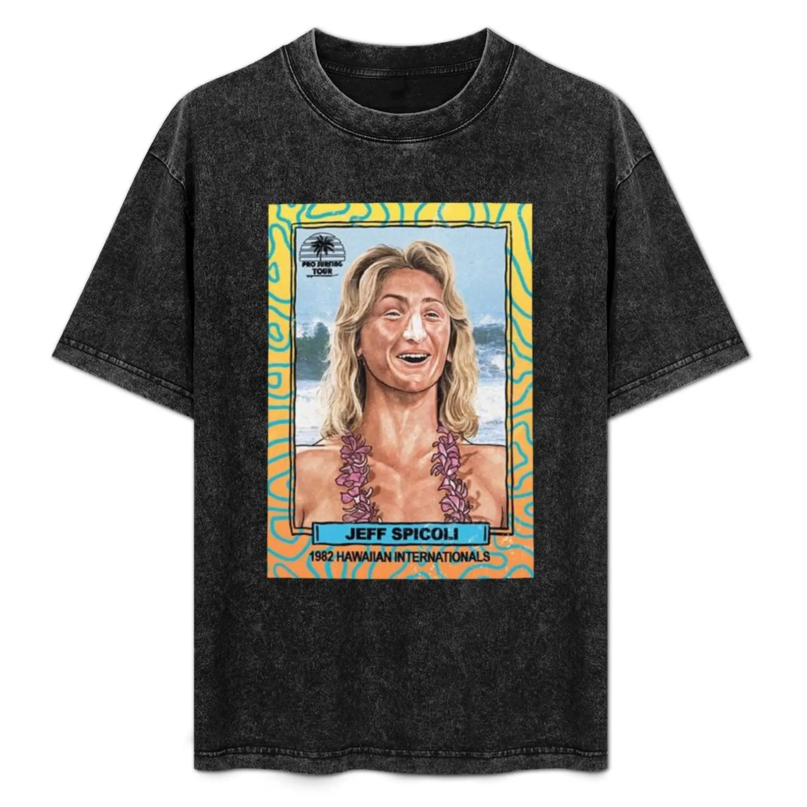 

Fast Times at Ridgemont High - Jeff Spicoli Trading Card Art T-Shirt t shirts for man cotton soft anime tshirt T-Shirt