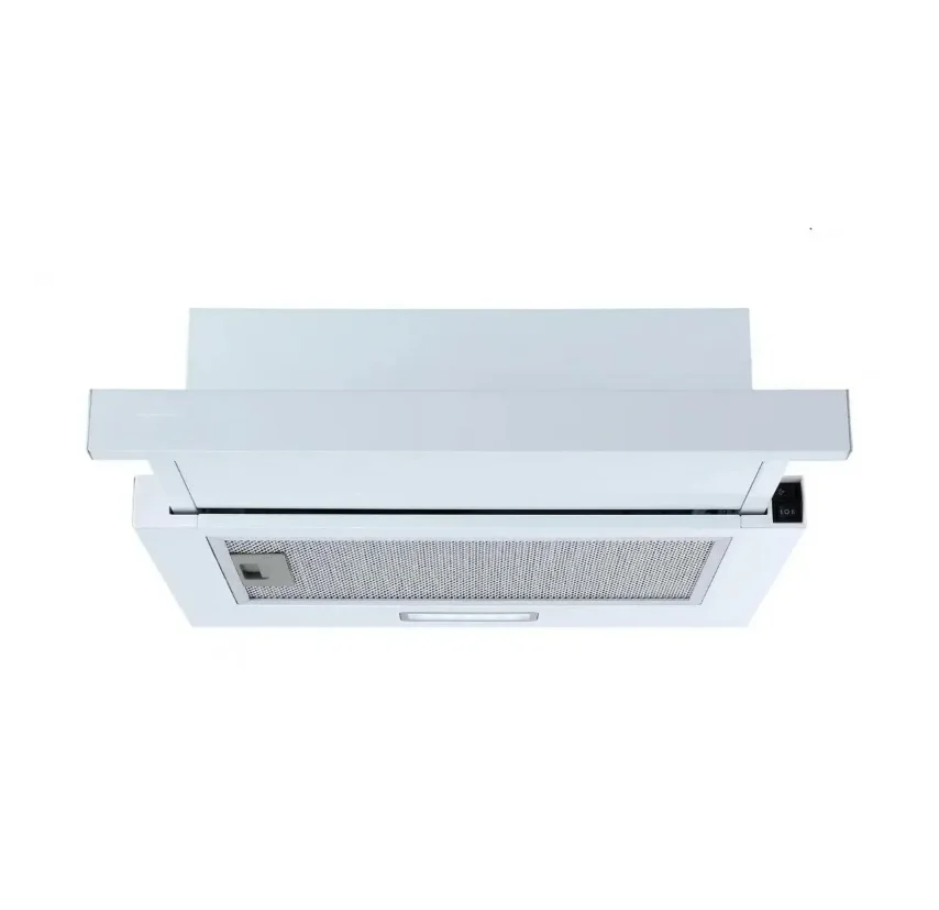 Sleek White Household Kitchen Exhaust Island Pull-out Type Range Motorized Under Cabinet Industri Hoods Kitchen Smoke Hood