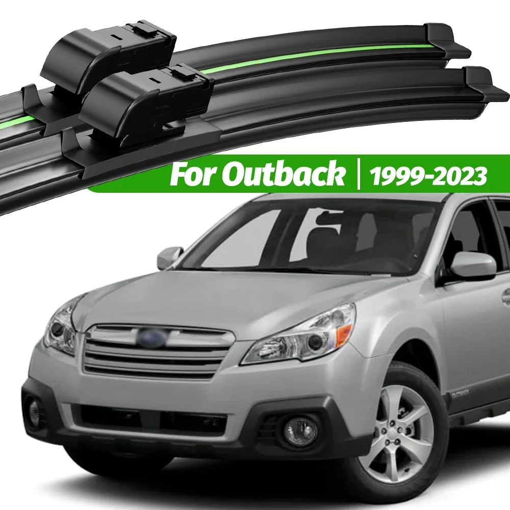 

For Subaru Outback 1999-2023 2pcs Front Windshield Wiper Blades 2005 2006 2014 2016 2017 2018 Windscreen Window Accessories