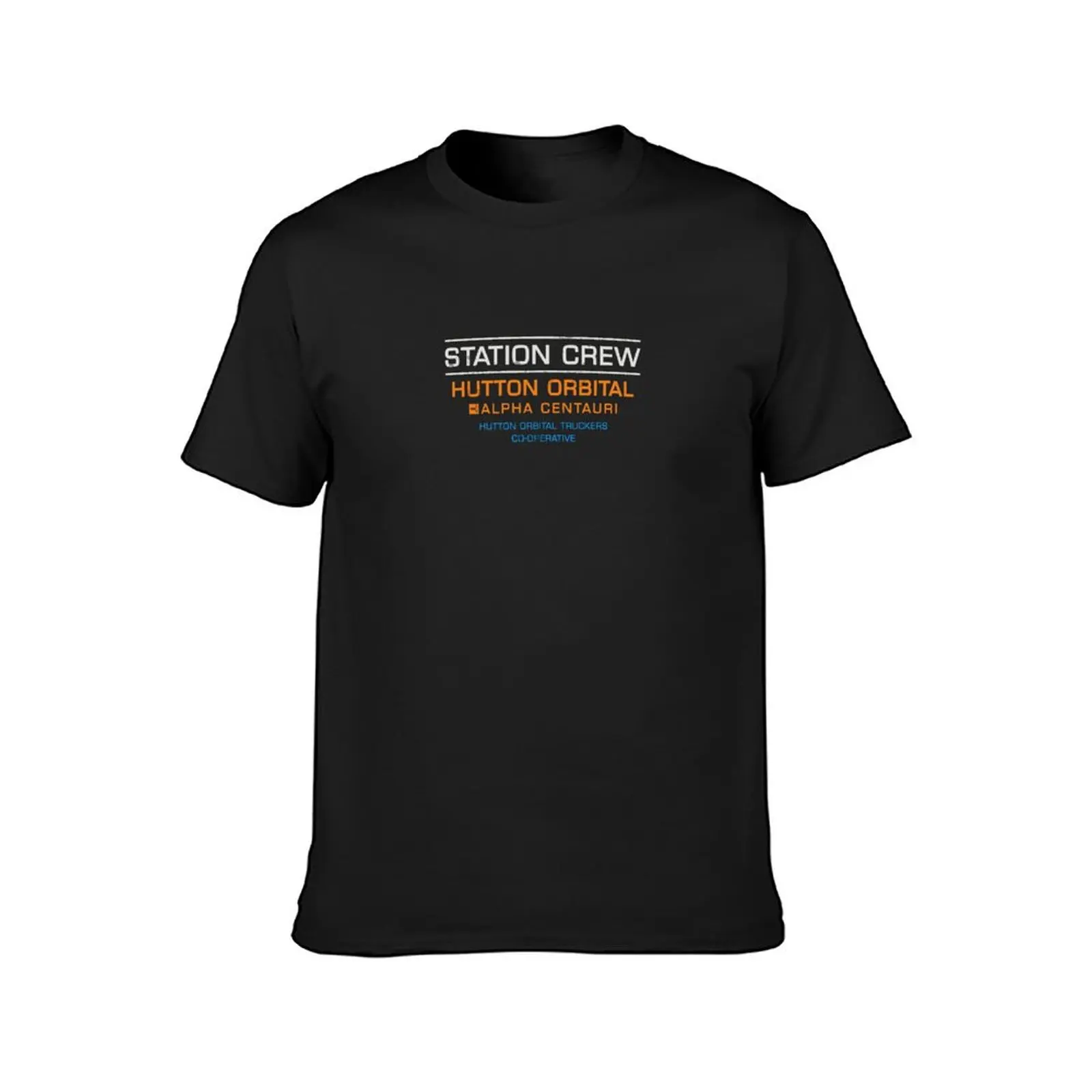 ELITE DANGEROUS: STATION CREW HUTTON ORBITAL T-Shirt animal prinfor boys anime clothes cute clothes mens plain t shirts