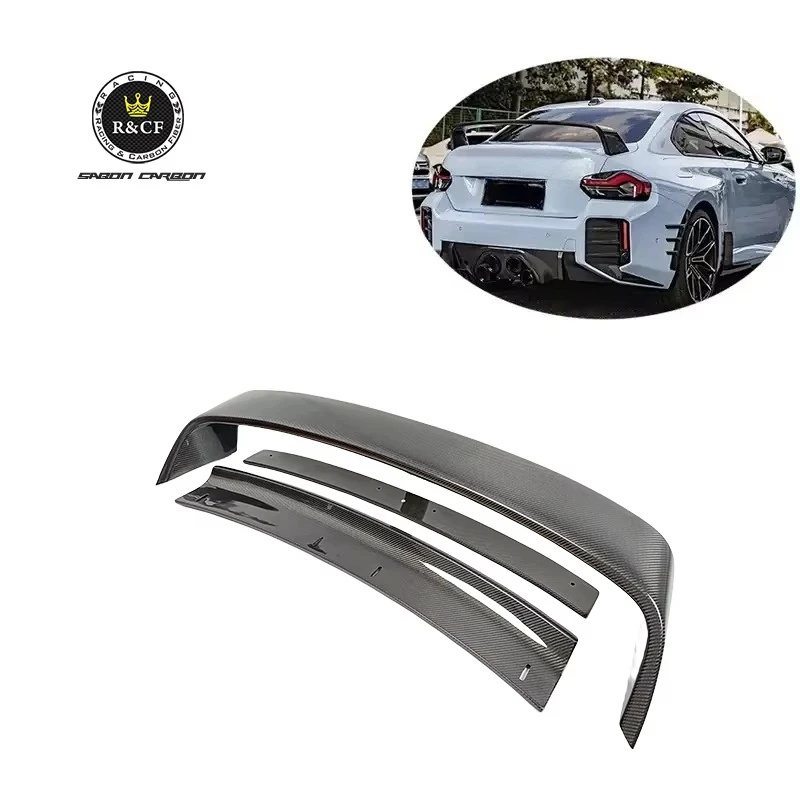 

New! for 2023 BMW G87 M2 MP (E36) Style Carbon Fiber High Track Spoiler W/wicker Bill Gurnish