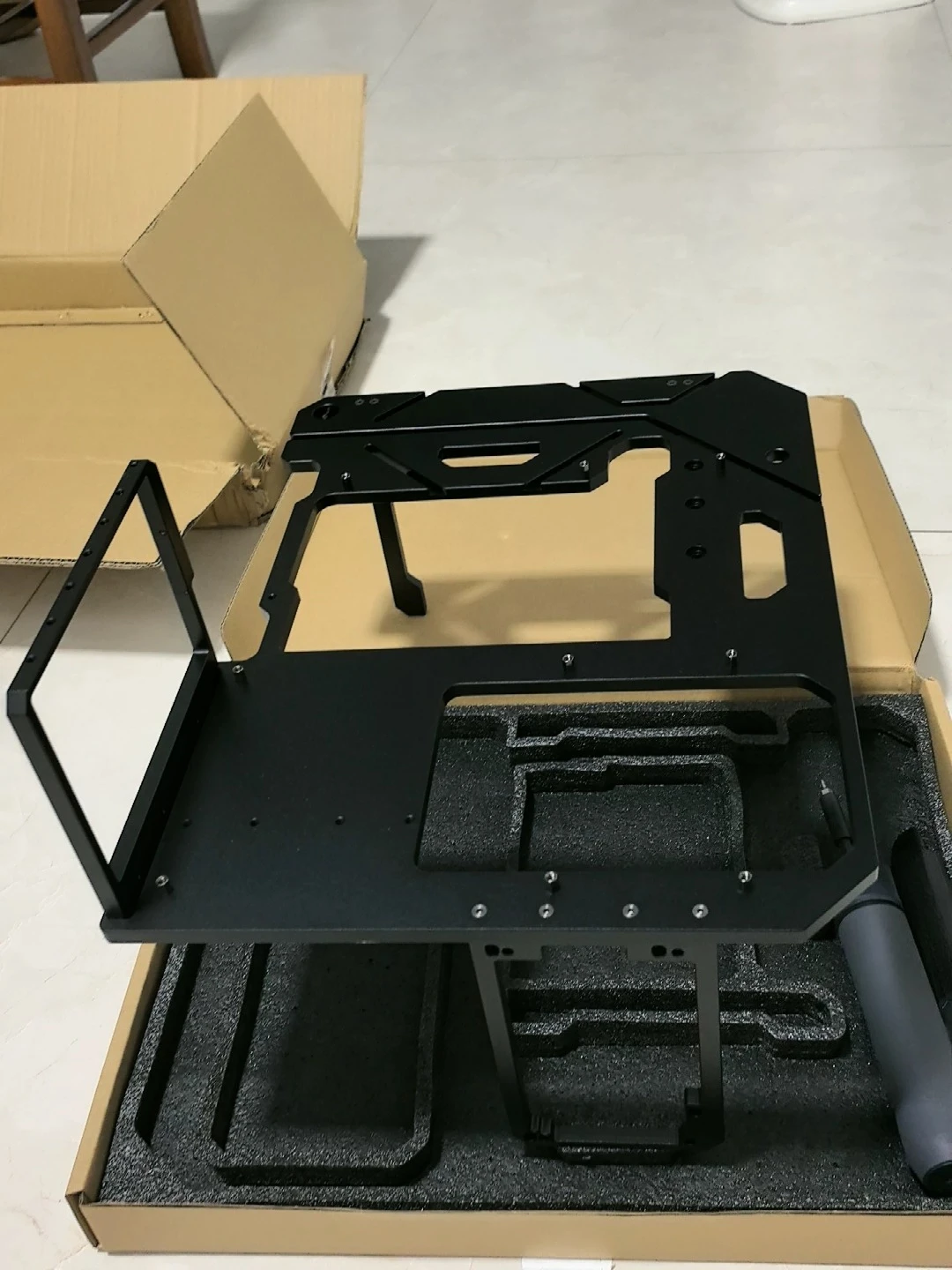 DIY Full Aluminum Water-Cooled Chassis Open Frame Panoramic Viewing Gaming Computer Case