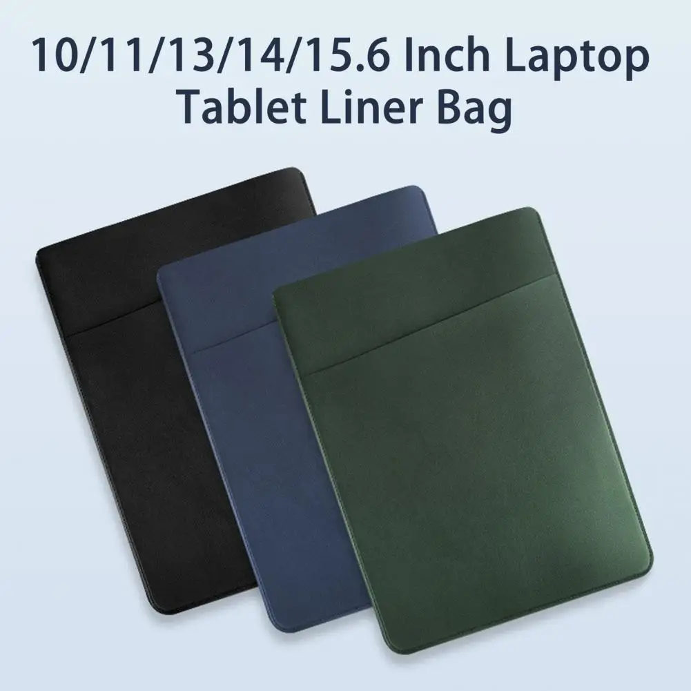 Faux Leather Laptop Handbag Waterproof 10/11/13/14/15.6 Inch Laptop Notebook Liner Bag Protective Case Computer Accessories