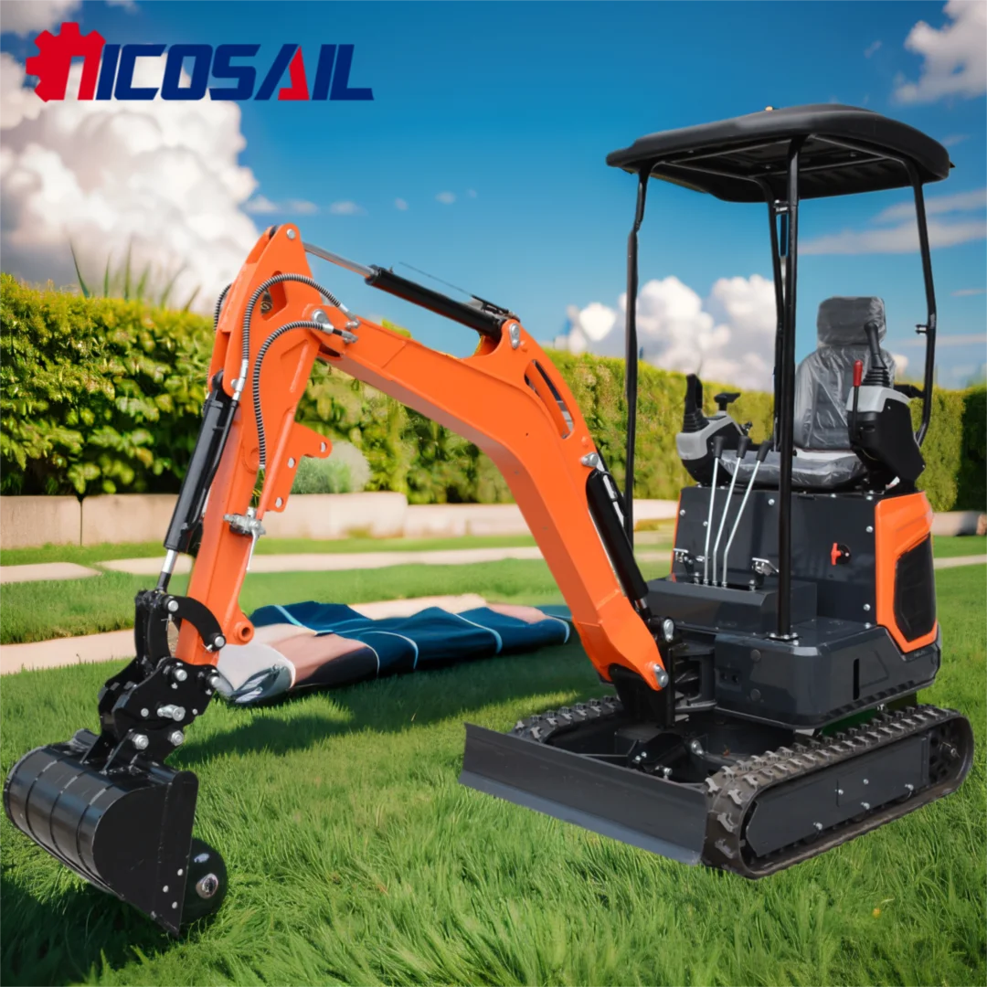 

Crawler Mini Excavator 1.8-ton Farm New Excavator Kubota Engine Small 1.8-ton Machine for Sale