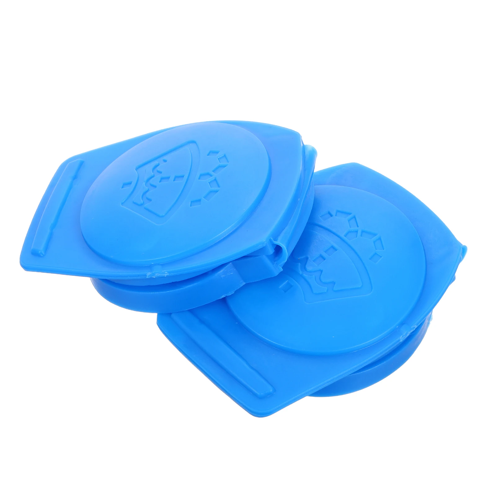 

2 Pcs Reservoir Tank Cover Durable Plastic Washer Fluid Lid Easy Refill Cleaning Windshield Compatible