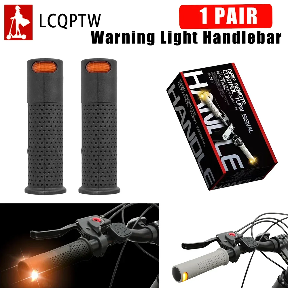 

Modifited Safety Warning Lights Handlebar E-Bike LED Light Grips Waterproof Turn Signal Light for Electric Bicycle Fast Shipping