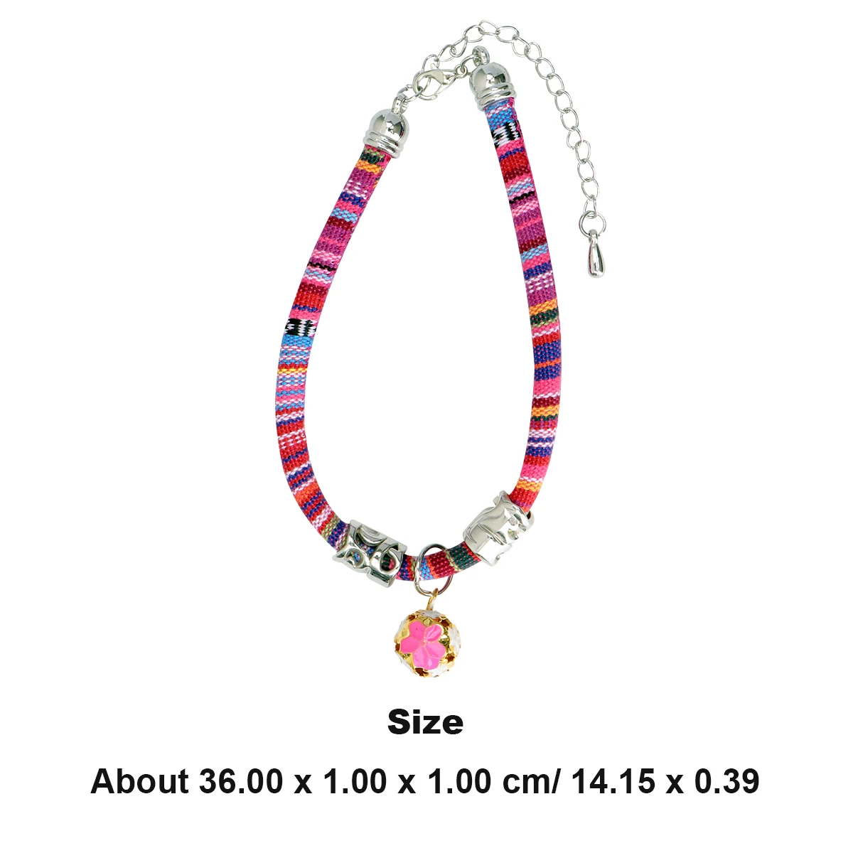 

Bohemian Necklace Hello Collars Name Cat Bell Chain Unique Ethnic Style Adjustable