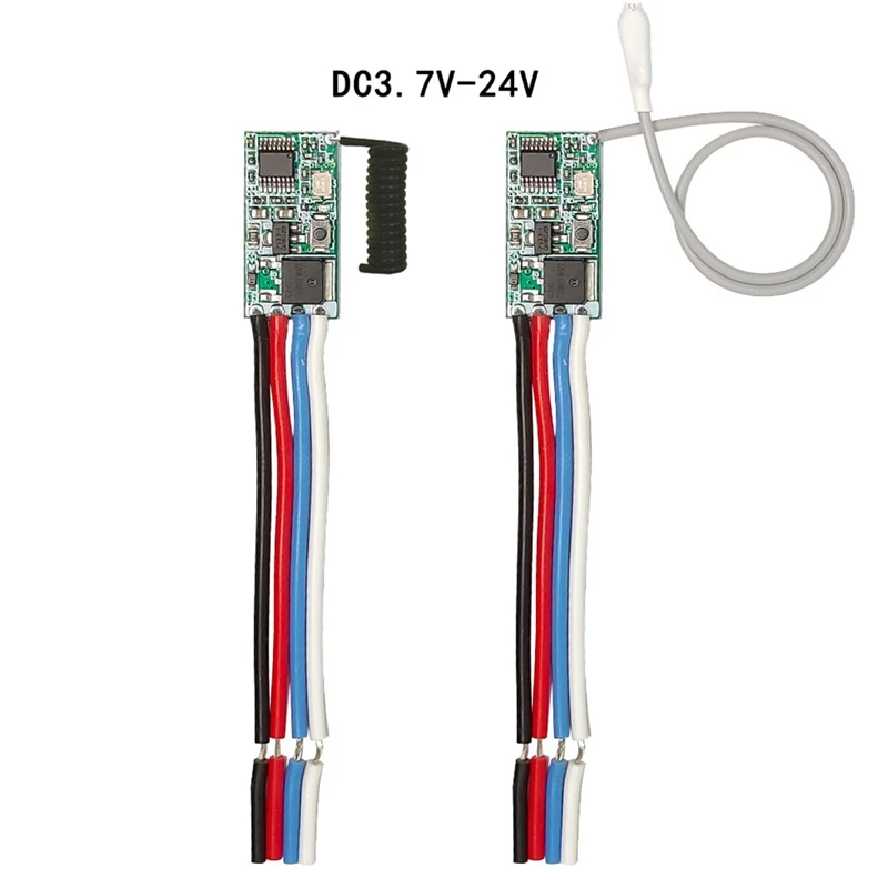 10pcs 433mhz universal wireless dc 3,6 V-24V fernbedienung schalter 1 ch rf relais empfänger led licht controller diy kit