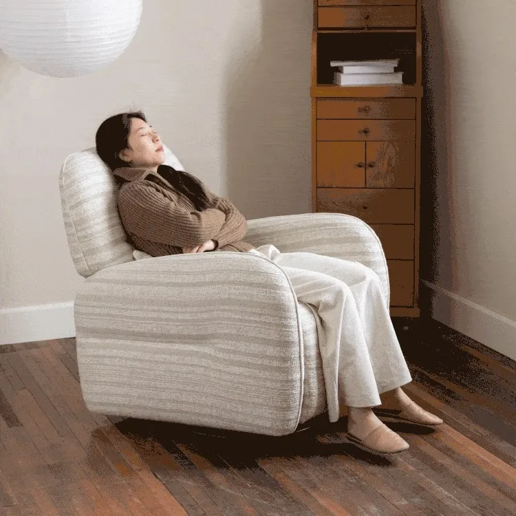 Wood Storage Hepburn Functional Sofa Chair Electric First Class Lazy Sofa Single Chair Reclining Rocking Chair Rotation