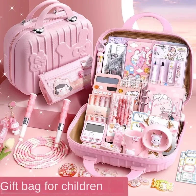 Girl Elementary School Students School Supplies Stationery Set Children's Creative Birthday Gift 10 Year Old Gift Box