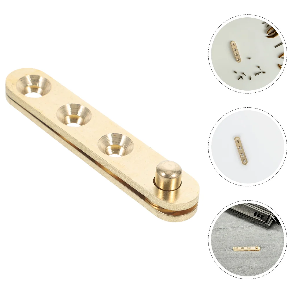 

8pcs Hidden Pivot Hinge For Door Cabinet Furniture Self Closing Rotation Heavy Duty Hardware Accessories Wide Angle Swinging