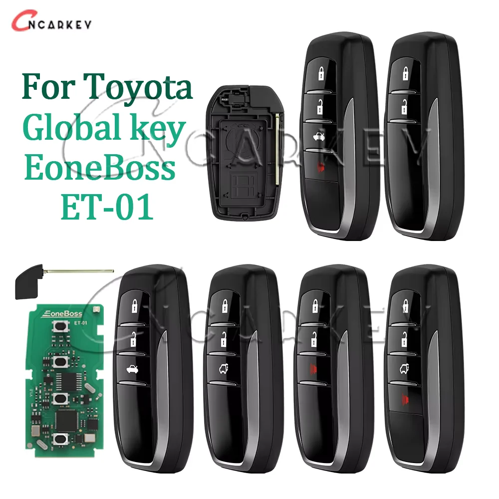 

For Toyota Hilux Fortuner Innova SW4 Camry Corolla Global Land Cruiser Remote Smart Car Key 0011 0182 0010 BM1ET B3U2K2L BS1EW
