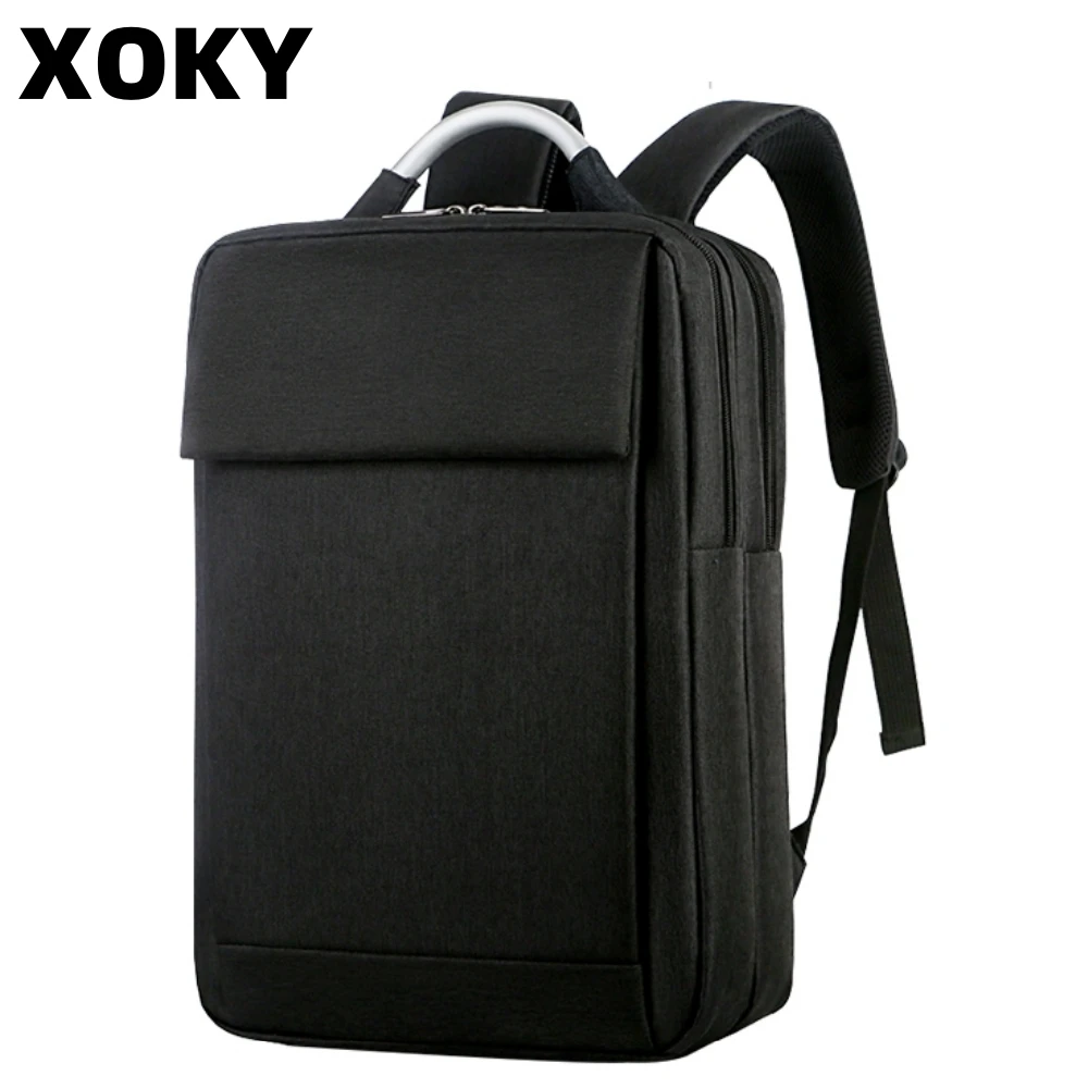 XOKY Laptop Backpack Business Backpack Men School Bag Backpack Men Fashion Black Grey Backpack Wholesale Customized LOGO 1916SK