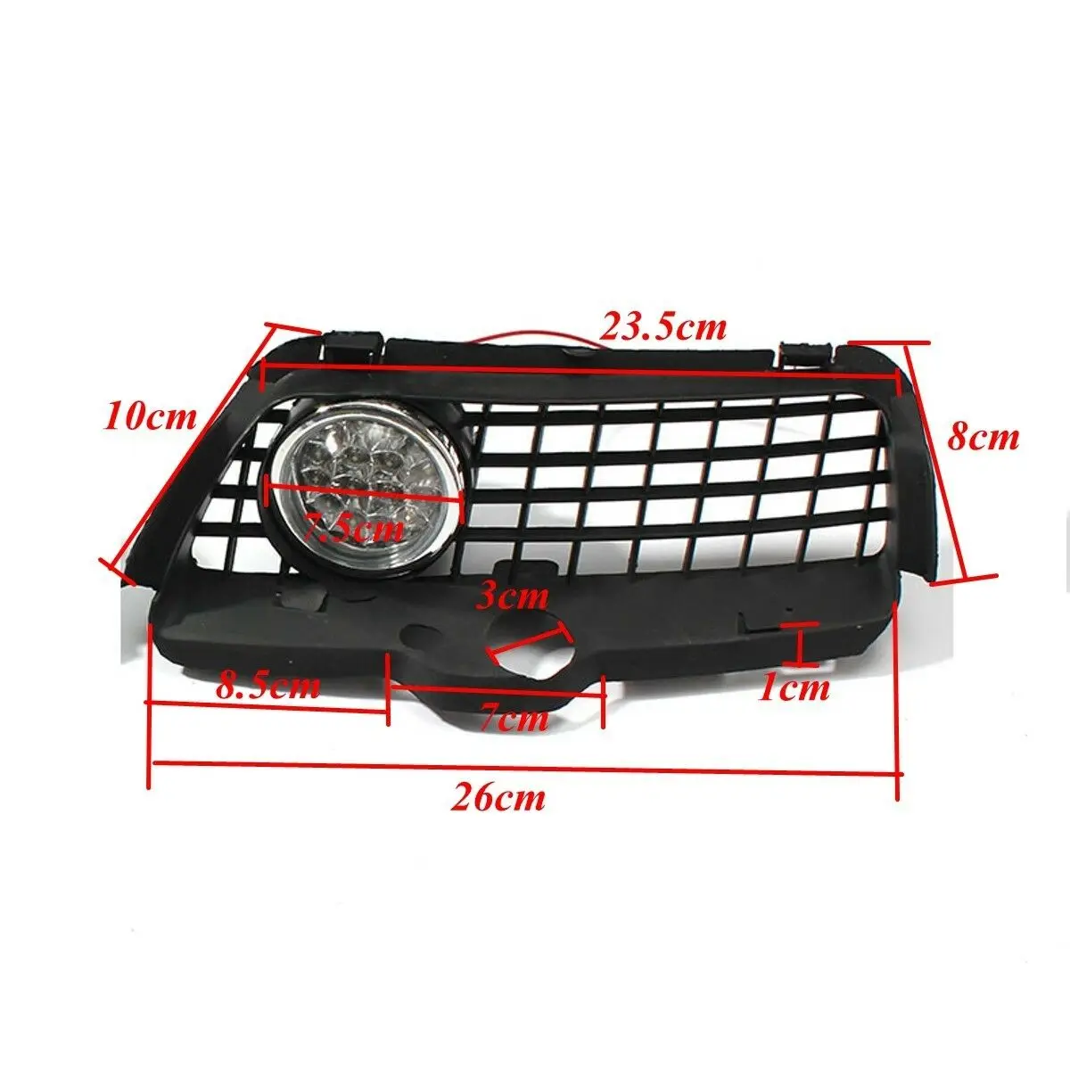 For Vw Mk3 Golf Jetta 1992-1998 Front Bumper Grille 6000K White Led Drl Driving Fog Light Car Accessories