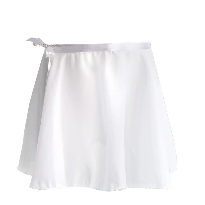 Детские танцевальные костюмы, летние балетные танцевальные платья для девочек, шифоновые юбки на шнуровке для китайских танцев, полуюбки