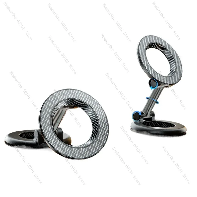 Double Sided Magnetic Phone Holder Strong Magnet 360 Degree Rotating Stand Desktop Car Mount Outdoor Photography Support