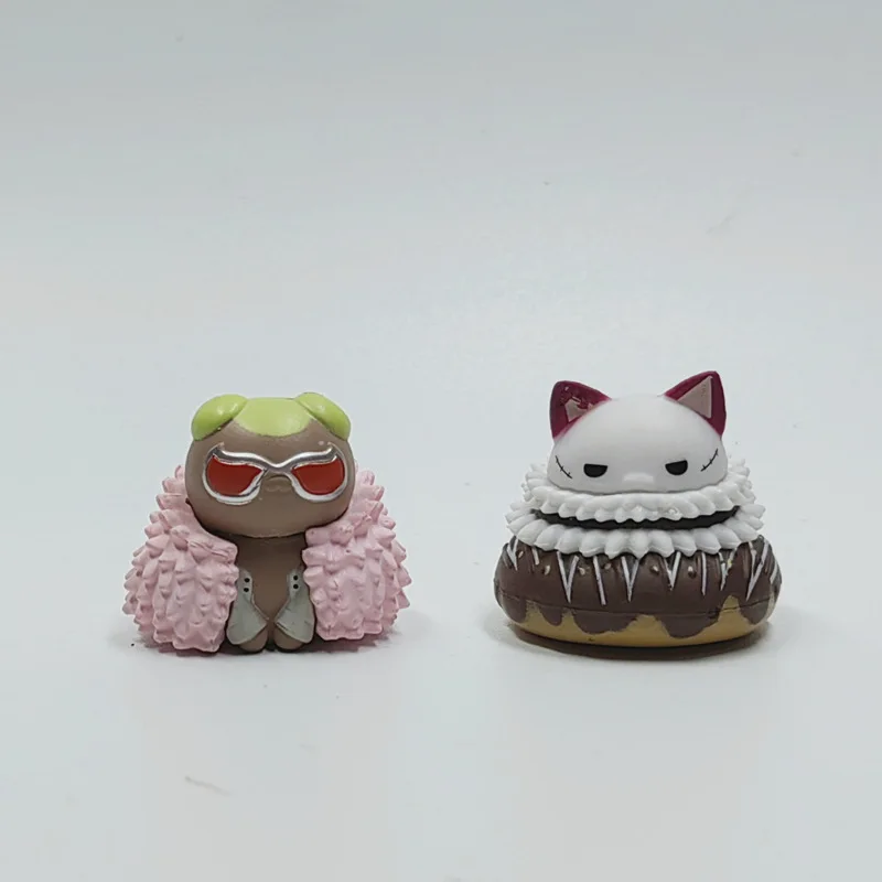 4cm Anime einteilige Figur Mega Cat Projekt q Version ein Stück Action Spielzeug Figuren Peripherie Sammlung Ornamente Geschenk