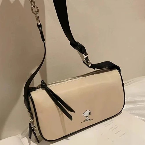 Imagen 2 del producto Bolso bandolera estampado de nailon, bolso de hombro moderno y versátil, correa ancha para el hombro ajustable