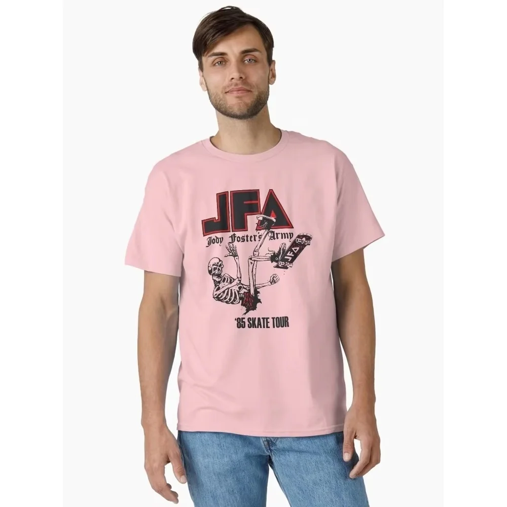 JFA جودي Fosters الجيش 85 سكيت جولة تي شيرت الصيف الفاخرة العلامة التجارية القطن الخالص قصيرة الأكمام موضة الرجال والنساء تي شيرت