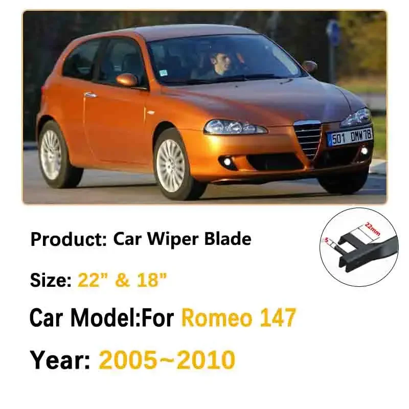 

Car Wiper Blade For Alfa Romeo 147 937 2005 2006 2007 2008~2010 Front Windshield Wiper Blades, Car Windshield Accessories