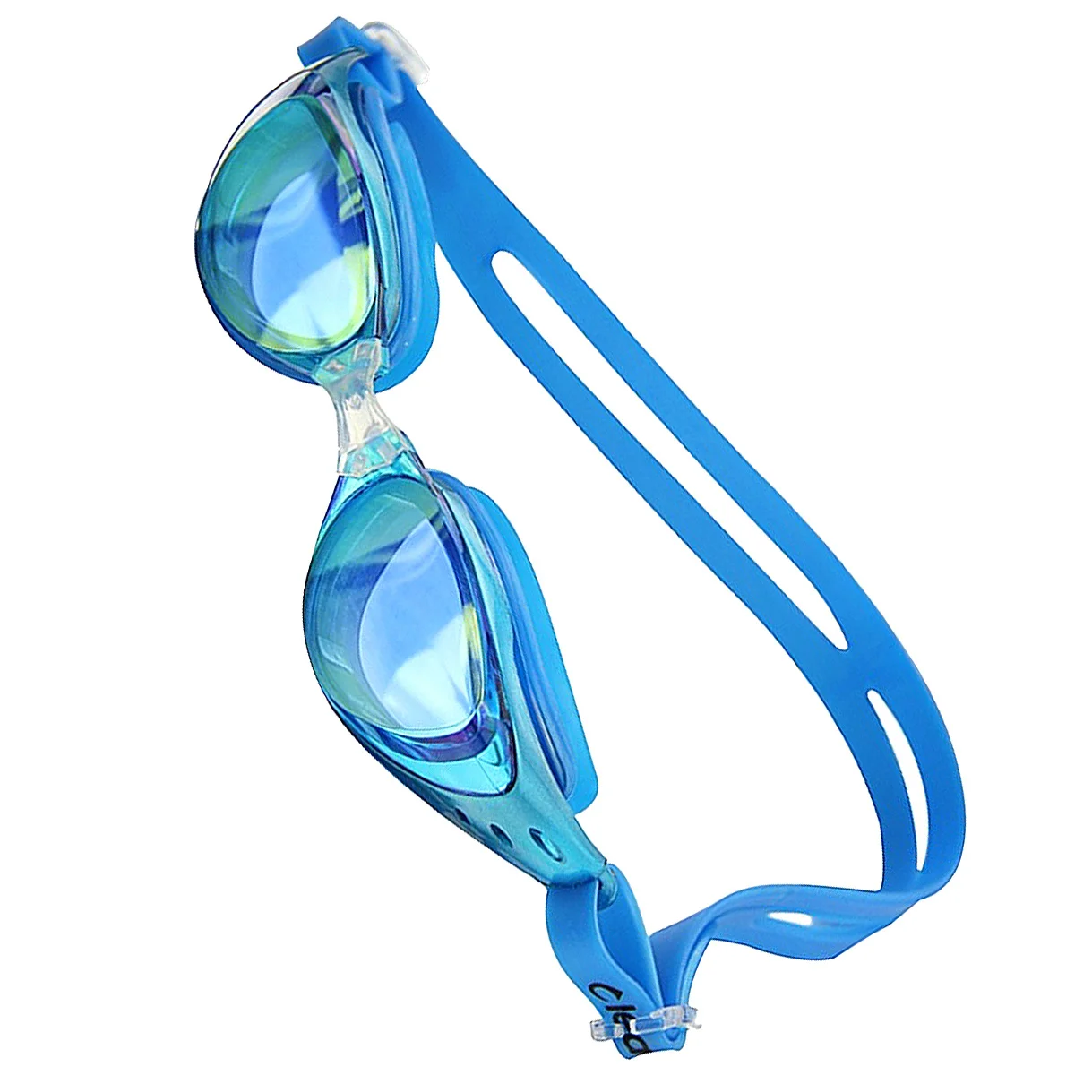 

Waterproof Swimming Goggles Dl603 Lake Blue Adjustable Non Fogging Uv Protection For Adult Unisex Swim Glasses Silicone