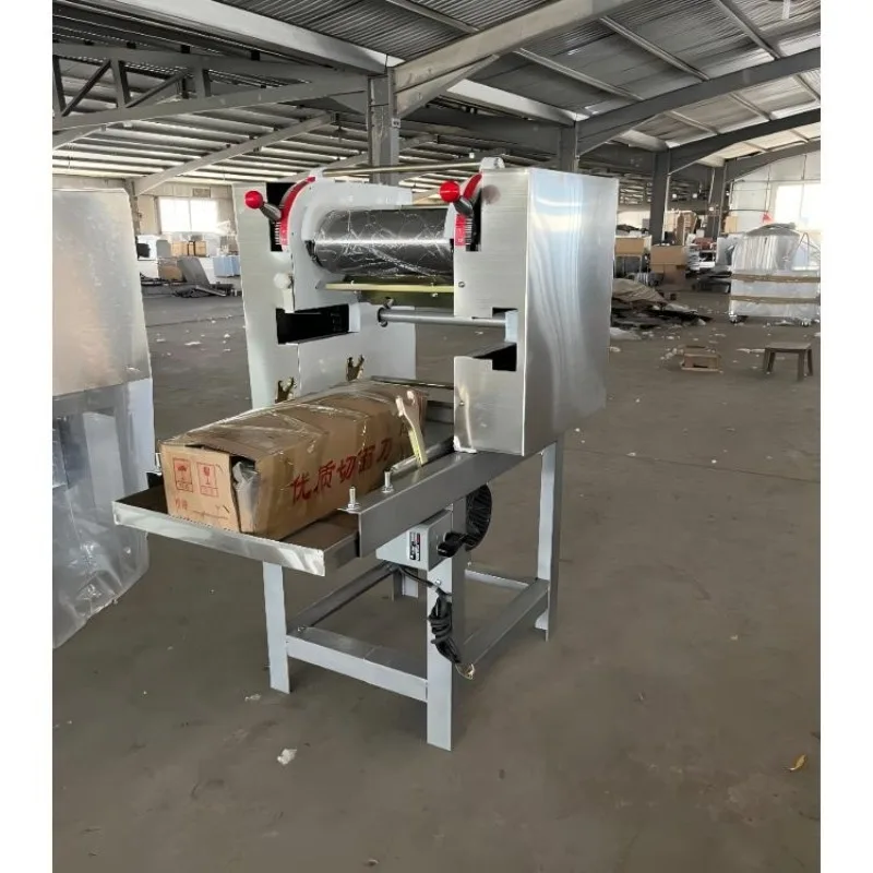 Stainless Steel Wheat Noodles Machine Adjustable Noodle Press Cut Machine 50-75kg/h Capacity 260mm Roll Width