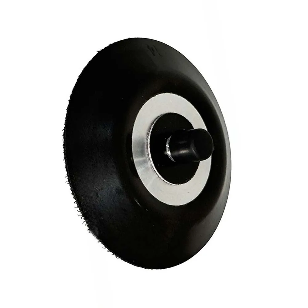 PU Backing Pad 75mm Black for For 9403 Air Grinder 7125 Pneumatic Sander High Density Polishing Support Pad for Industry