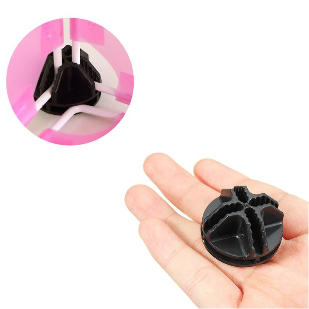 Evrensel plastik konnektörler yuvarlak tokaları depolama rafları küçük tel küp konnektörler dolap tel ızgara ev depolama aksesuarları