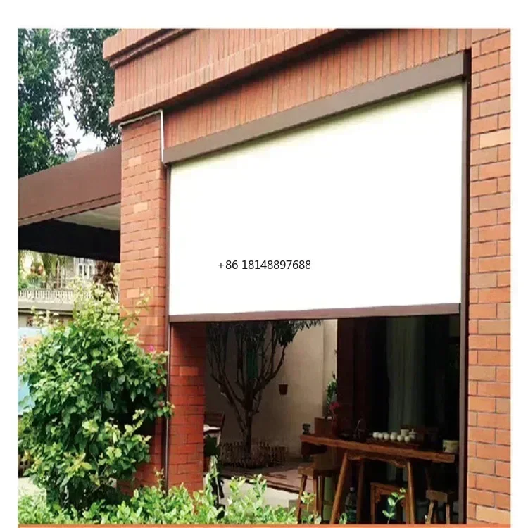 Window Blinds Outdoor Windproof Roller Blind Motorized Window Zebra Blinds Motorized