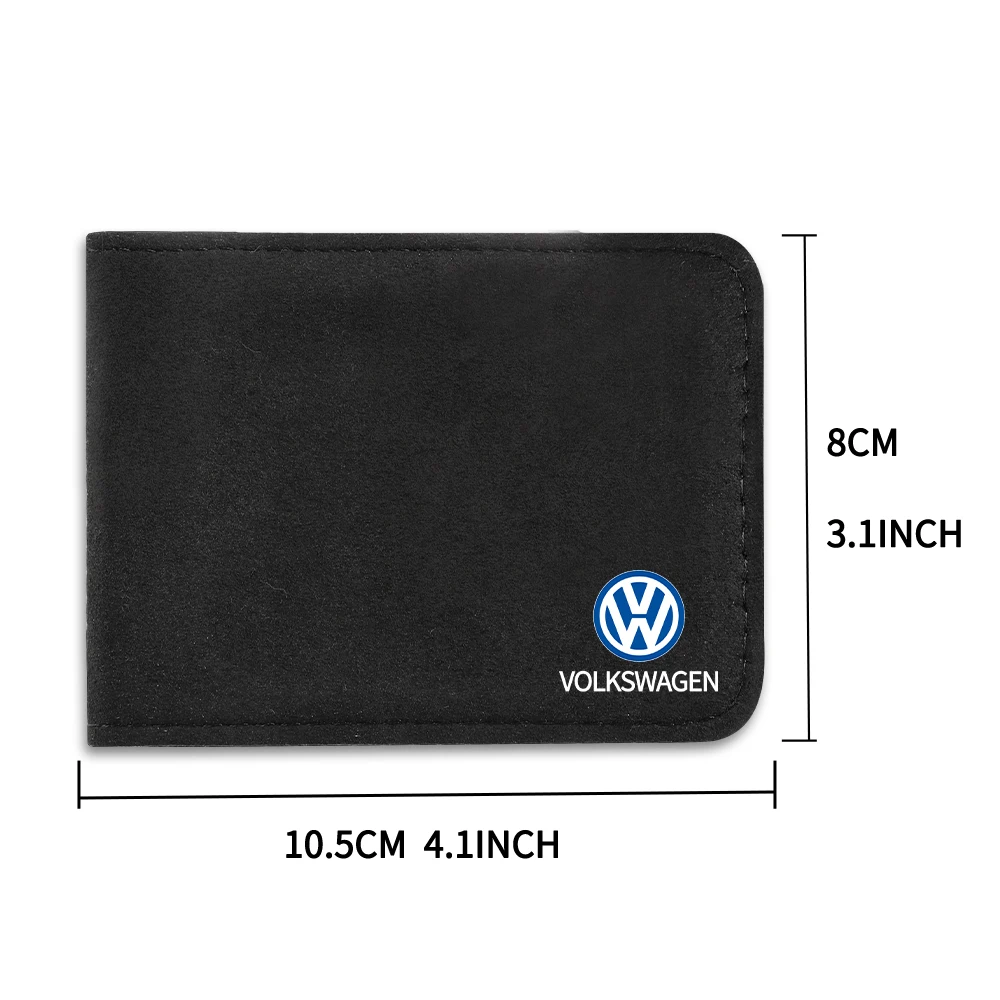 1pc Black/red Car Wallet Driver License Bag ID Passport Card Package For VW Jetta Golf Beetle CC EOS GTI R32 MK4 golf 8 GTD polo